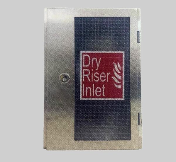 Dry Riser Stainless Steel Fire Inlet Cabinet Recessed HC003  595x395 x 295