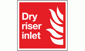 Dry Riser Inlet Sticker