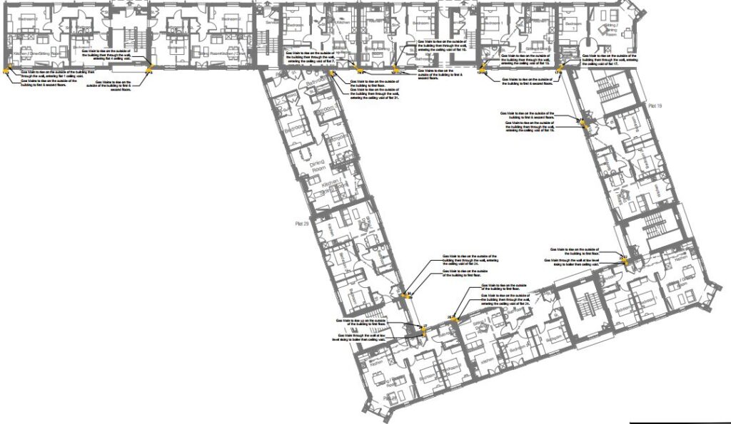 Hunstanton Dry Risers in Residential development